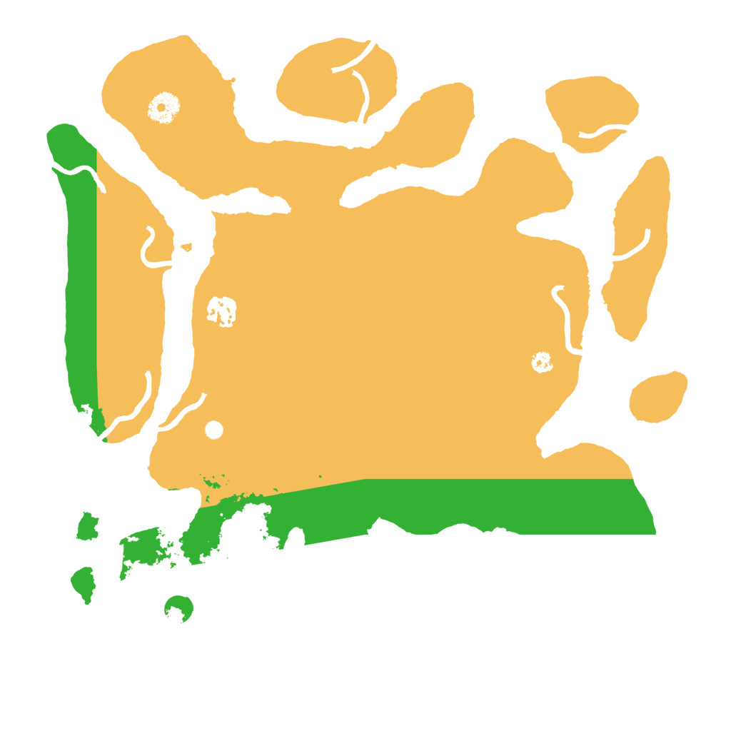 Biome Rust Map: Procedural Map, Size: 3550, Seed: 614315