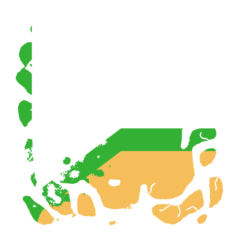 Biome Rust Map: Procedural Map, Size: 4500, Seed: 57831