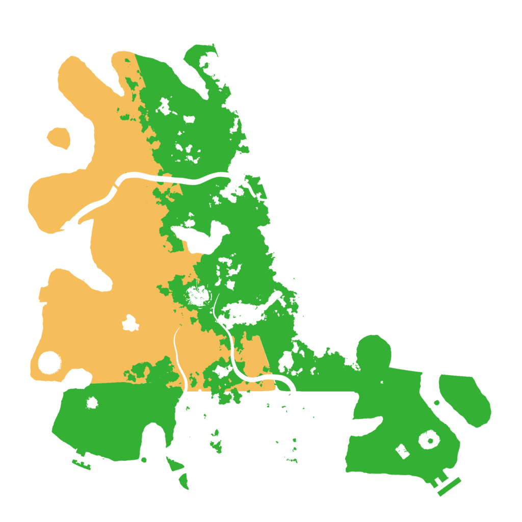 Biome Rust Map: Procedural Map, Size: 4000, Seed: 200122