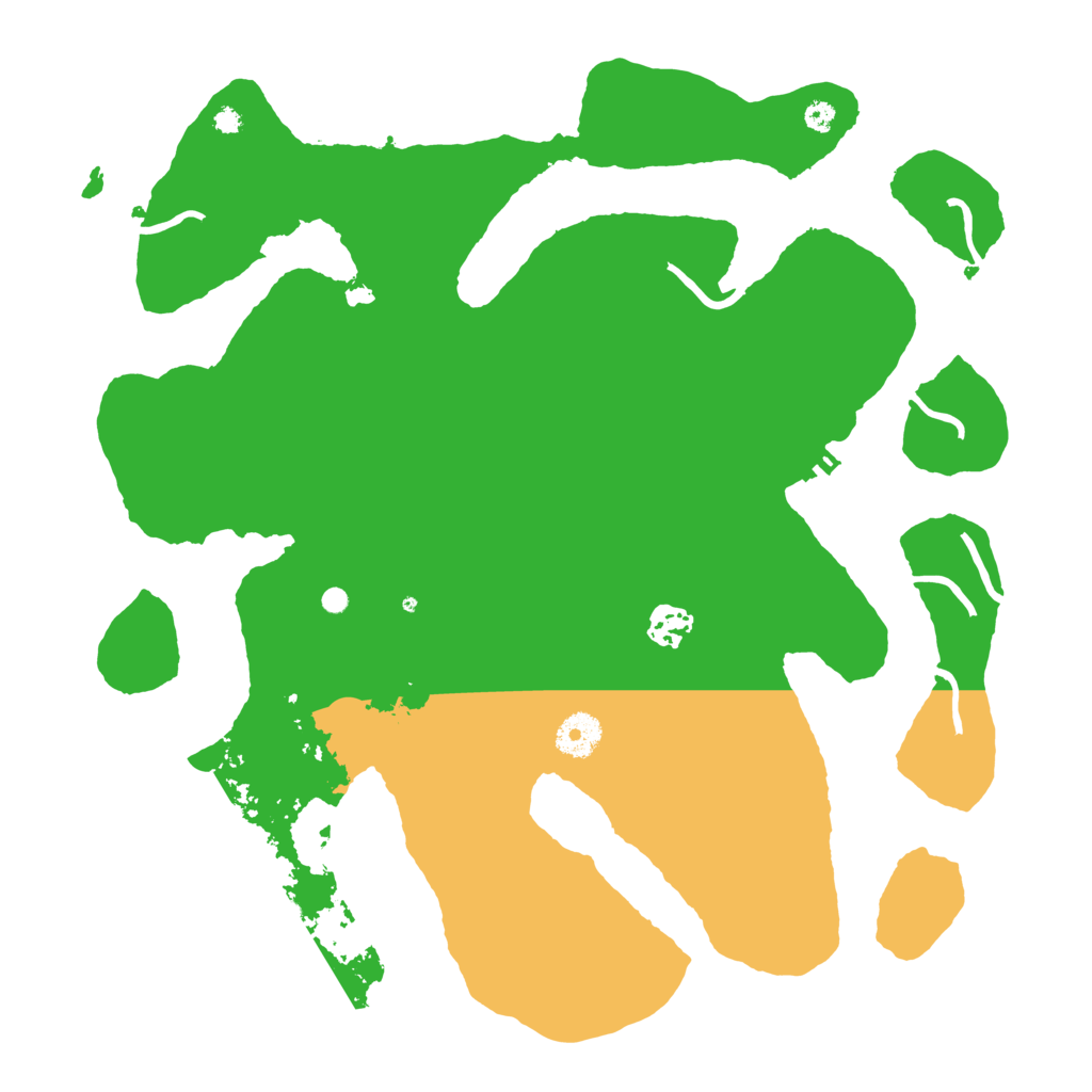 Biome Rust Map: Procedural Map, Size: 3700, Seed: 1349156276