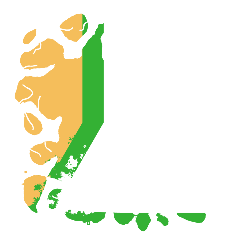 Biome Rust Map: Procedural Map, Size: 4500, Seed: 7223