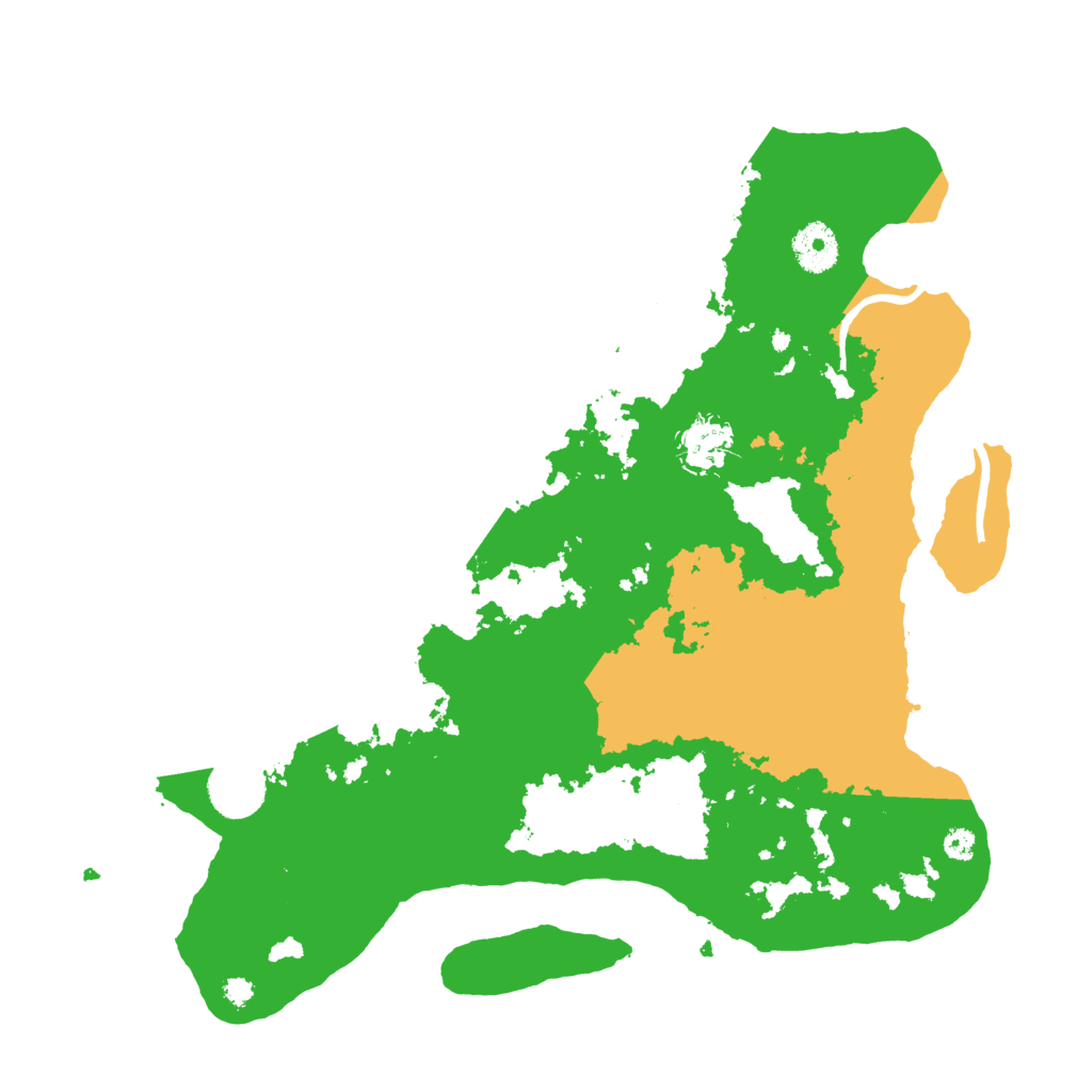 Biome Rust Map: Procedural Map, Size: 3500, Seed: 14873658
