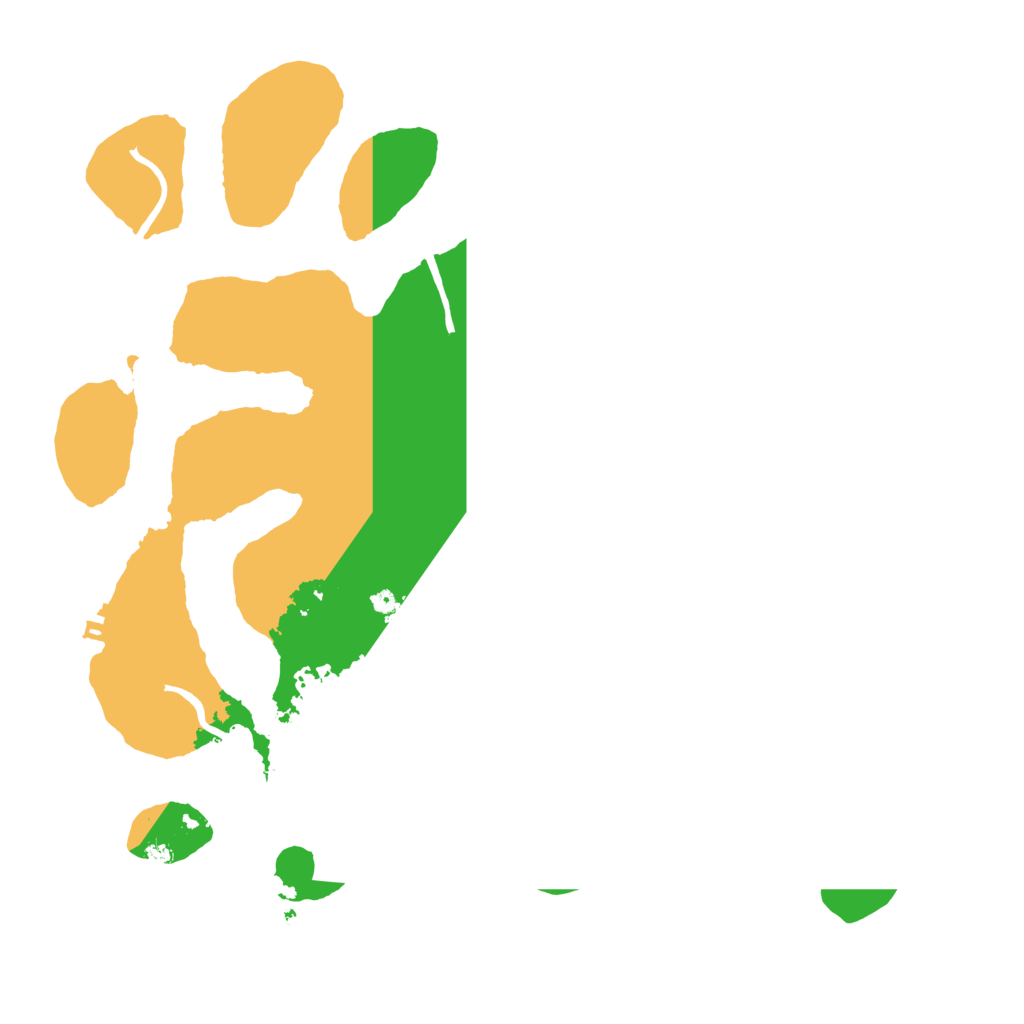 Biome Rust Map: Procedural Map, Size: 3500, Seed: 514345