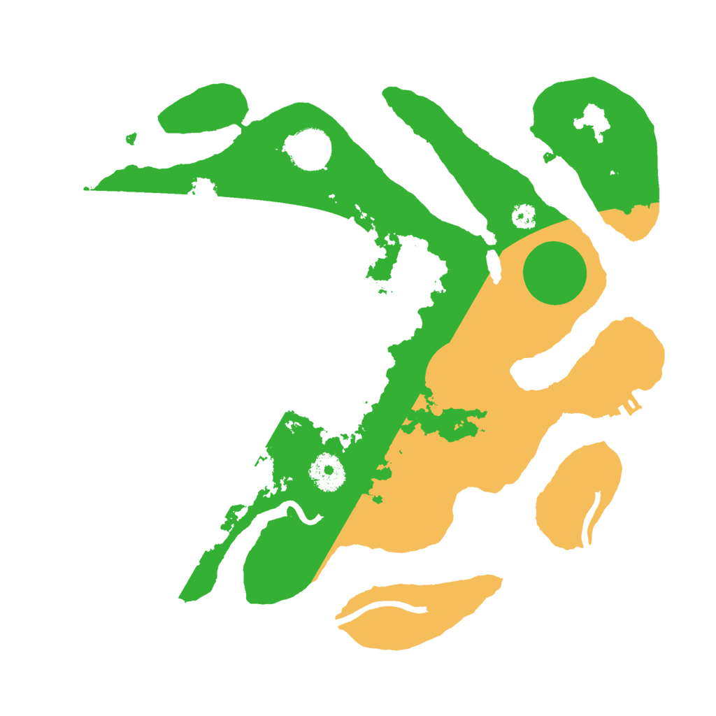 Biome Rust Map: Procedural Map, Size: 3000, Seed: 53075