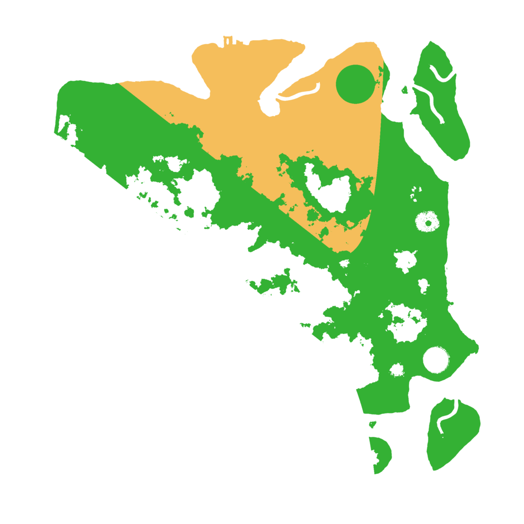 Biome Rust Map: Procedural Map, Size: 3550, Seed: 701134