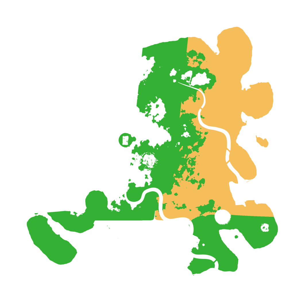 Biome Rust Map: Procedural Map, Size: 3500, Seed: 563