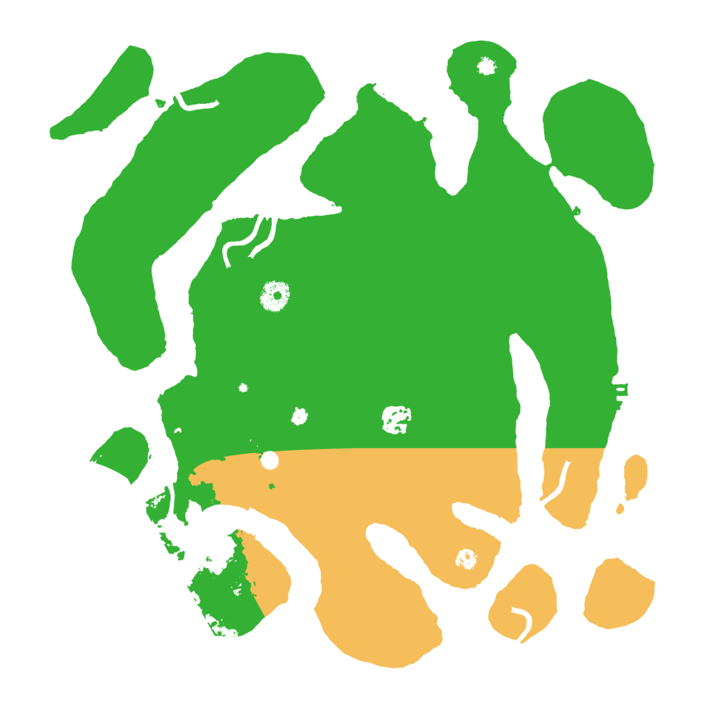 Biome Rust Map: Procedural Map, Size: 3550, Seed: 76810