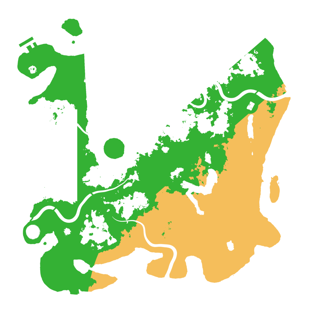 Biome Rust Map: Procedural Map, Size: 4000, Seed: 12022
