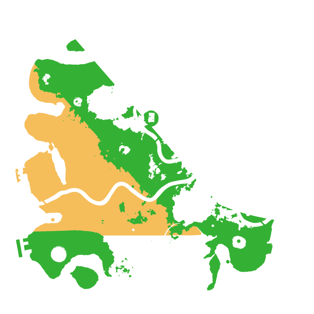 Biome Rust Map: Procedural Map, Size: 3550, Seed: 216506