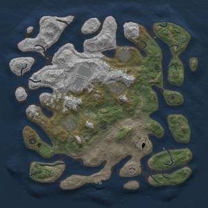 Thumbnail Rust Map: Procedural Map, Size: 4250, Seed: 145589170, 14 Monuments