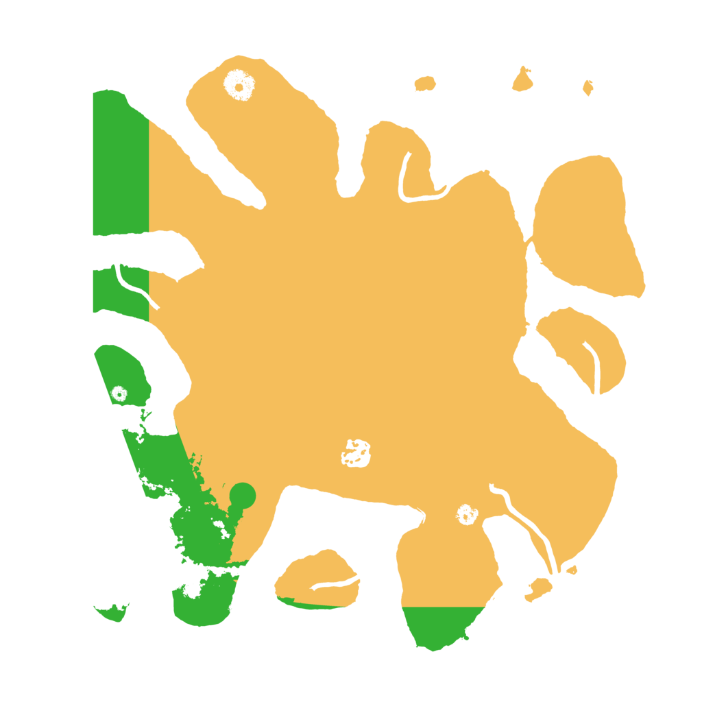 Biome Rust Map: Procedural Map, Size: 3500, Seed: 1295552857