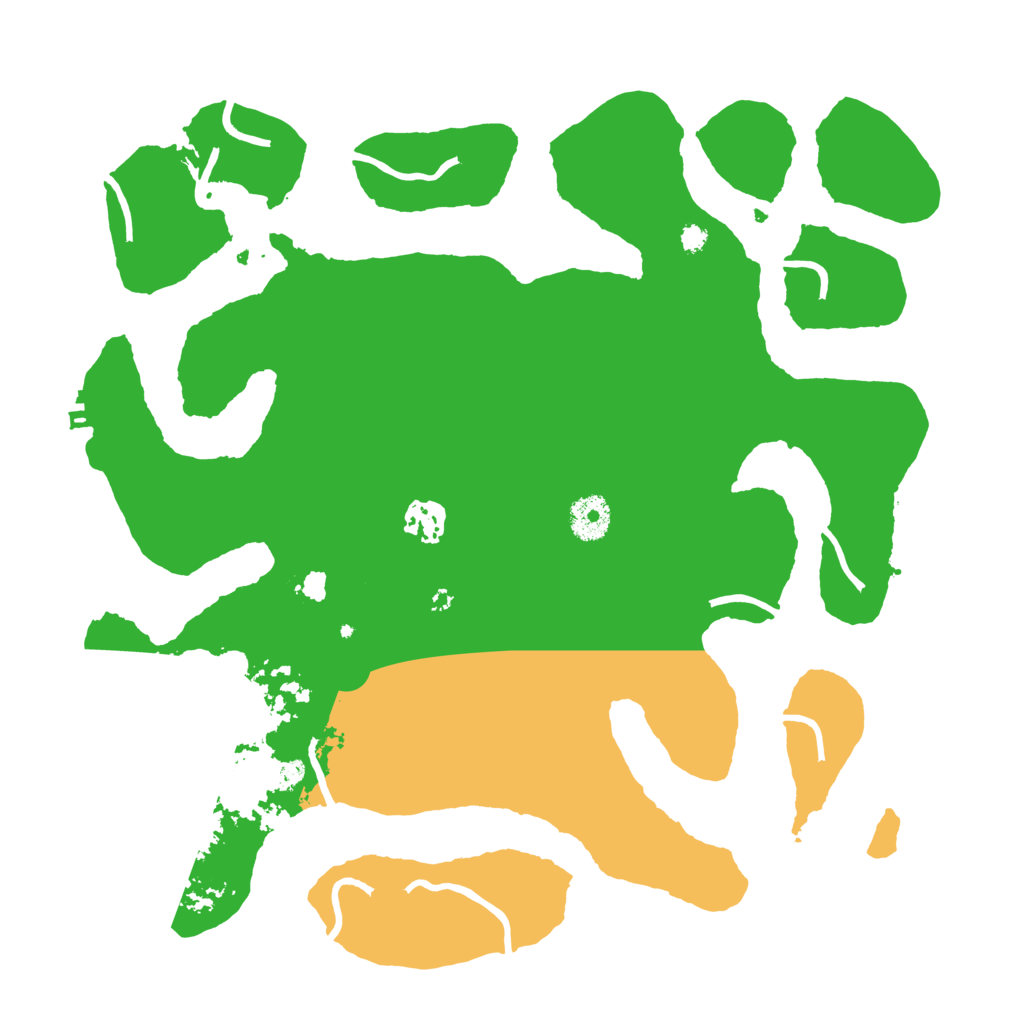 Biome Rust Map: Procedural Map, Size: 3550, Seed: 854395