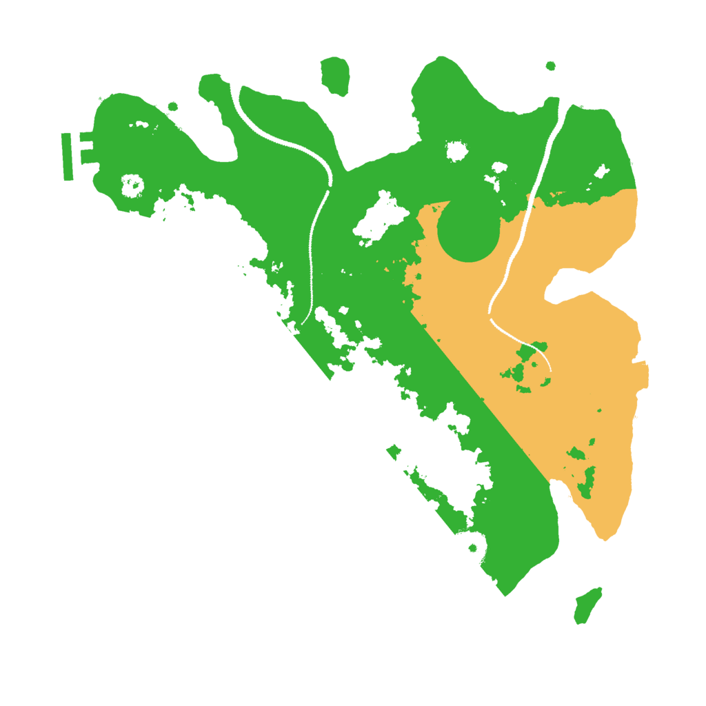 Biome Rust Map: Procedural Map, Size: 3000, Seed: 288465614