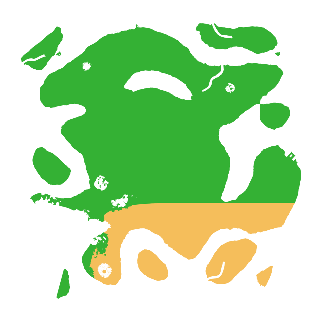 Biome Rust Map: Procedural Map, Size: 3500, Seed: 61159325