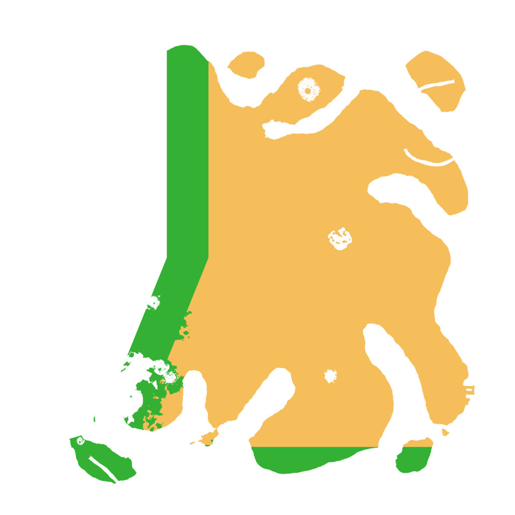 Biome Rust Map: Procedural Map, Size: 3500, Seed: 468619