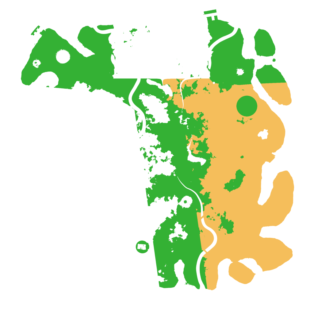 Biome Rust Map: Procedural Map, Size: 4000, Seed: 572541