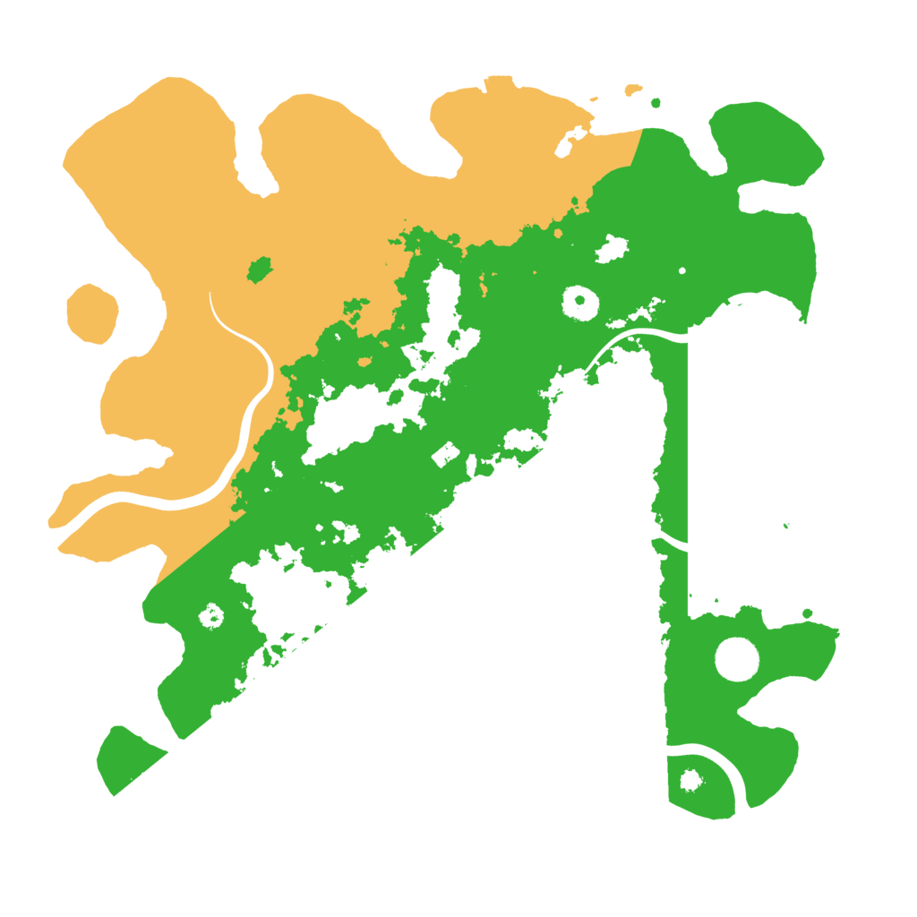 Biome Rust Map: Procedural Map, Size: 3800, Seed: 23854385