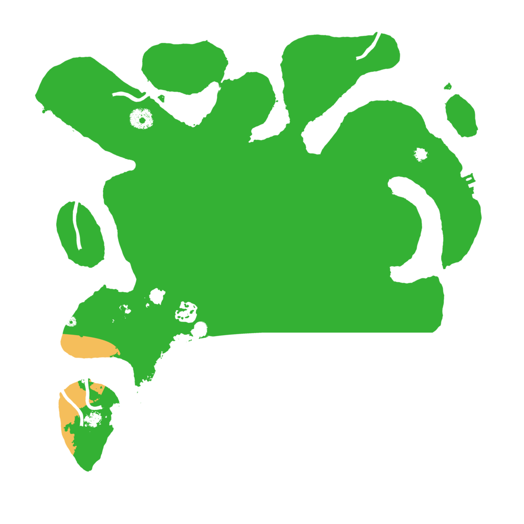 Biome Rust Map: Procedural Map, Size: 3550, Seed: 469965