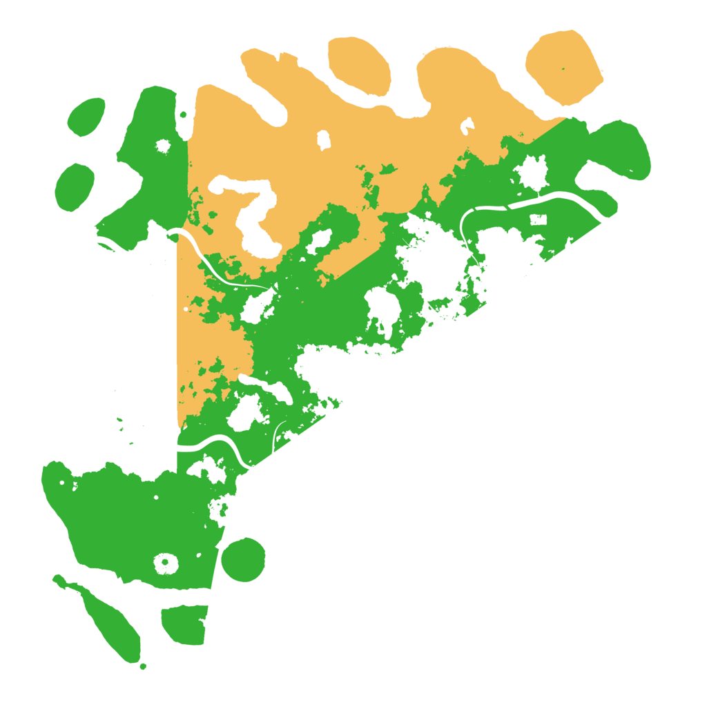 Biome Rust Map: Procedural Map, Size: 4500, Seed: 4450444