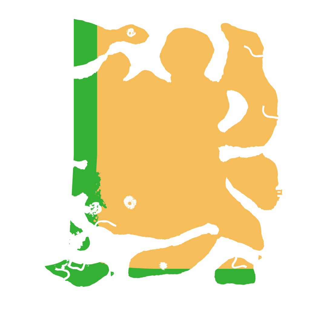 Biome Rust Map: Procedural Map, Size: 3700, Seed: 6074690