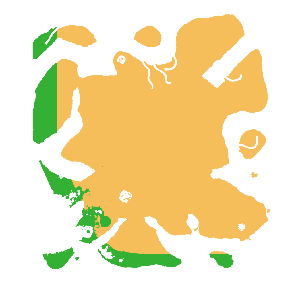 Biome Rust Map: Procedural Map, Size: 3600, Seed: 1272468