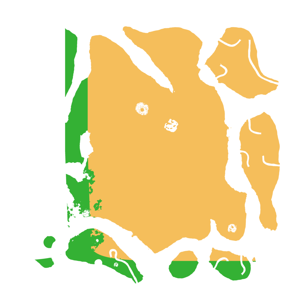 Biome Rust Map: Procedural Map, Size: 3500, Seed: 5961263