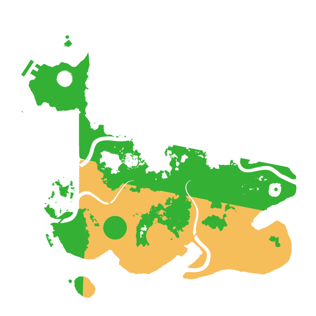 Biome Rust Map: Procedural Map, Size: 3550, Seed: 537526