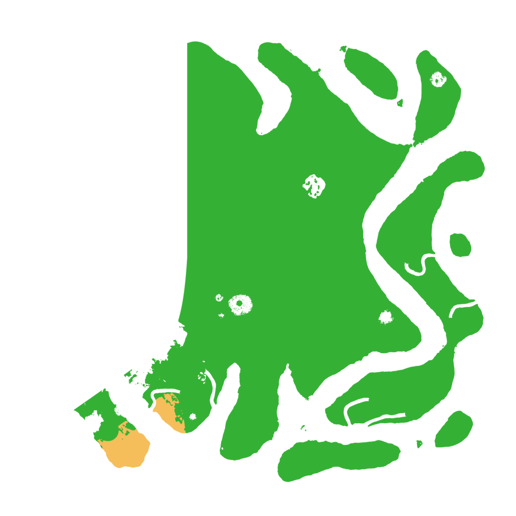 Biome Rust Map: Procedural Map, Size: 3550, Seed: 934126