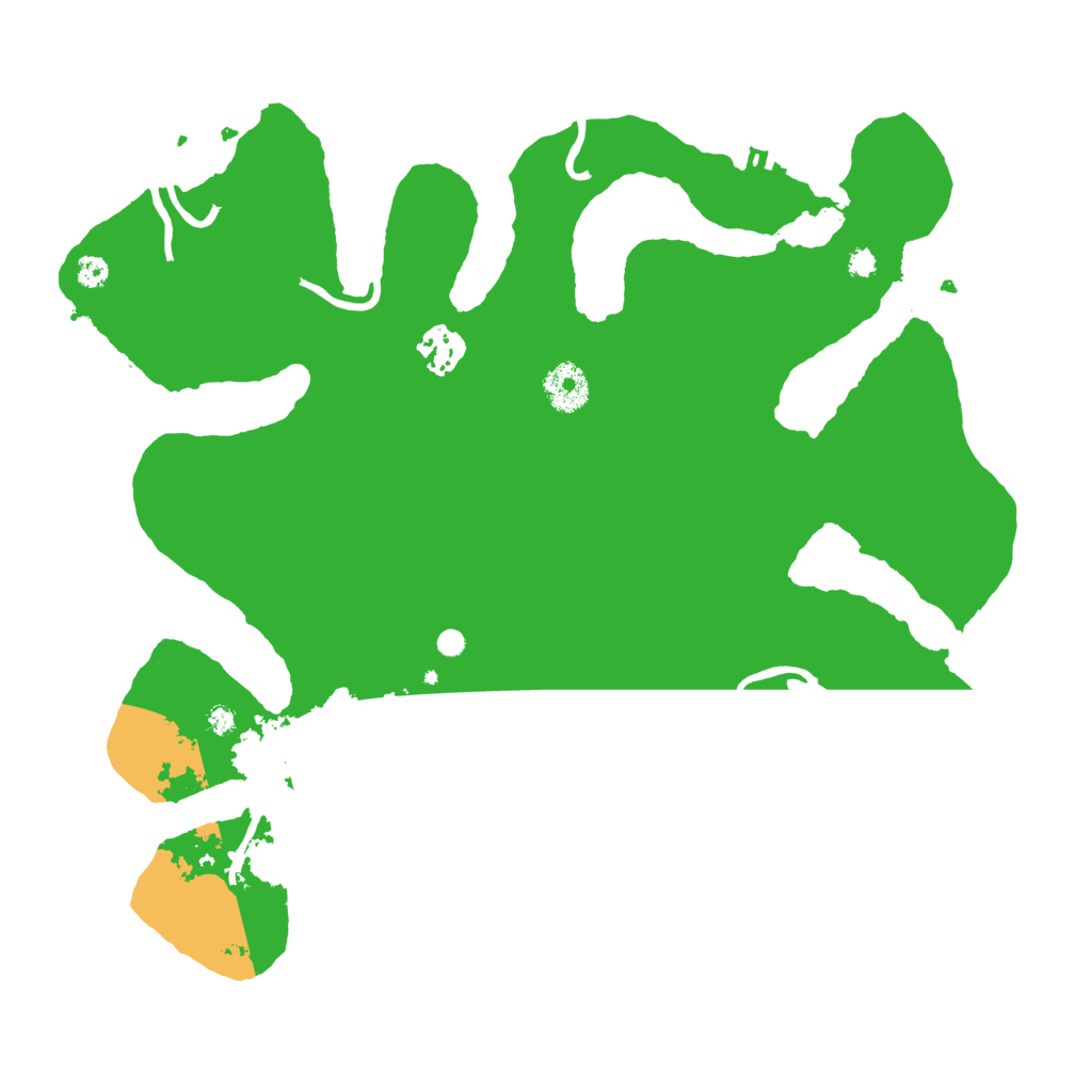 Biome Rust Map: Procedural Map, Size: 3500, Seed: 891596