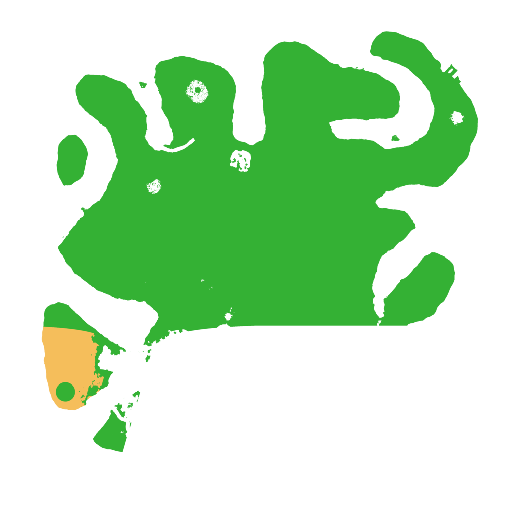 Biome Rust Map: Procedural Map, Size: 3550, Seed: 599904