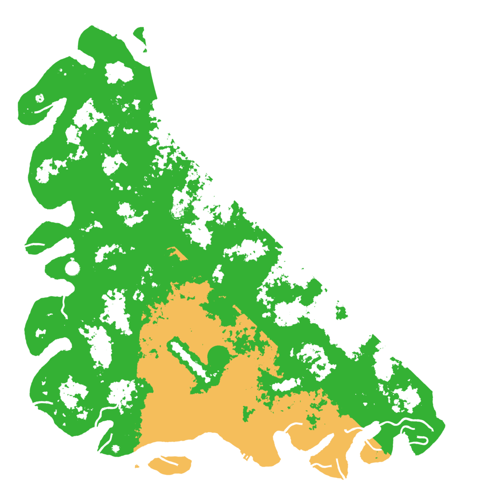 Biome Rust Map: Procedural Map, Size: 6000, Seed: 1289011203