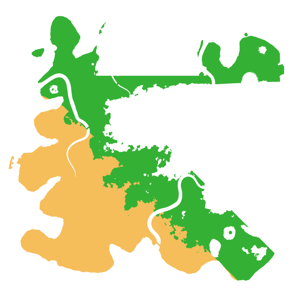 Biome Rust Map: Procedural Map, Size: 3500, Seed: 206326980