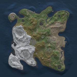 Thumbnail Rust Map: Procedural Map, Size: 3000, Seed: 70, 15 Monuments