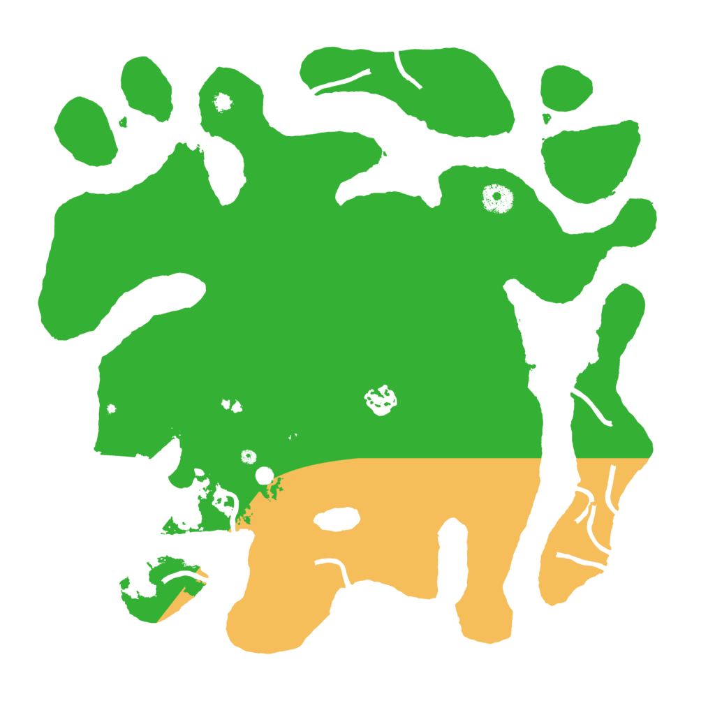 Biome Rust Map: Procedural Map, Size: 3550, Seed: 944205