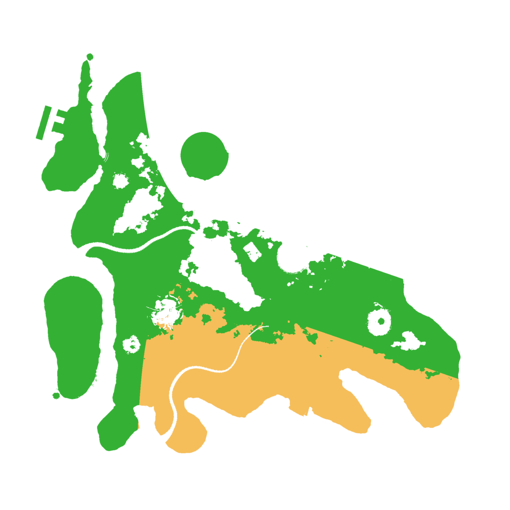 Biome Rust Map: Procedural Map, Size: 3000, Seed: 515482038