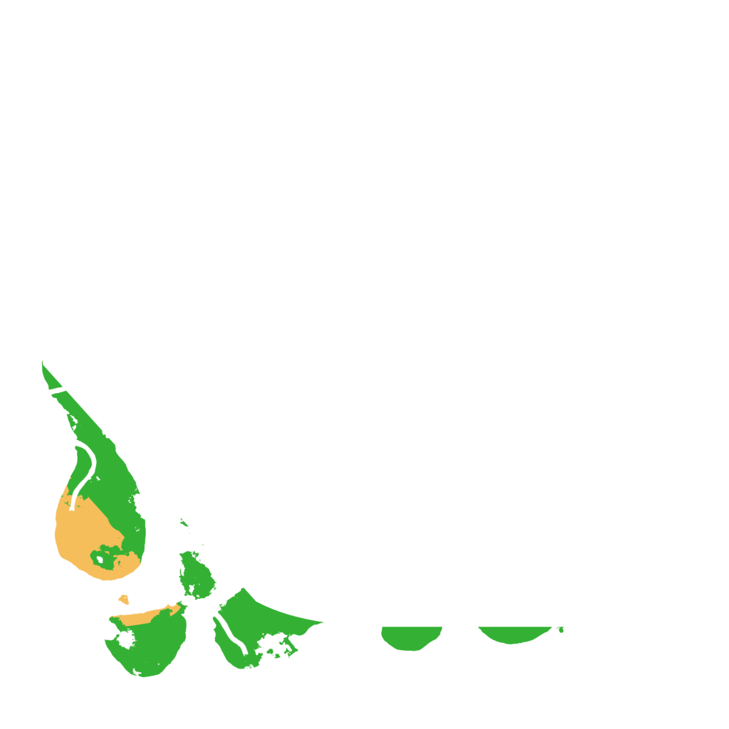 Biome Rust Map: Procedural Map, Size: 3550, Seed: 81757