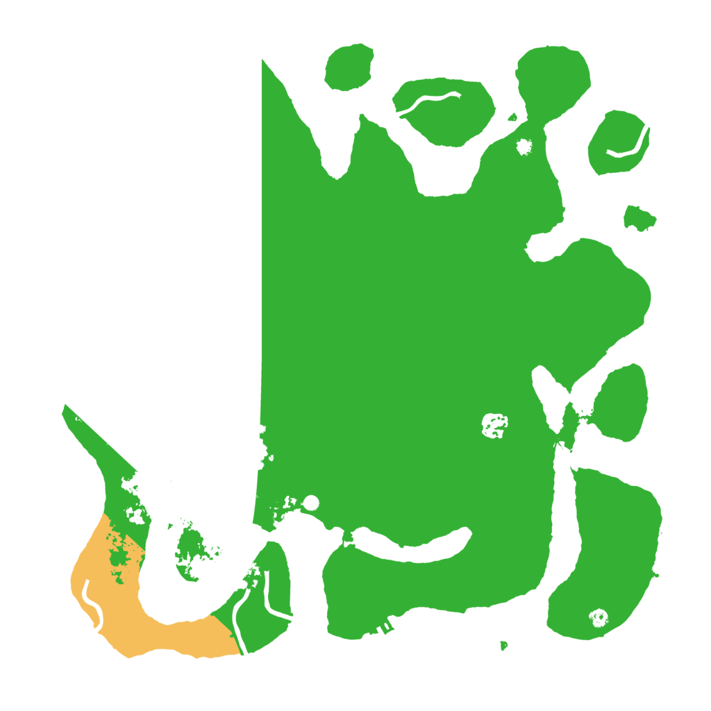 Biome Rust Map: Procedural Map, Size: 4000, Seed: 254555