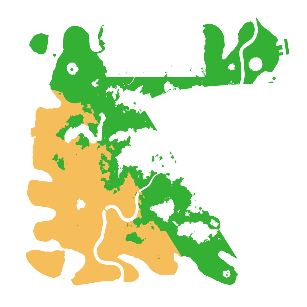 Biome Rust Map: Procedural Map, Size: 4000, Seed: 1546