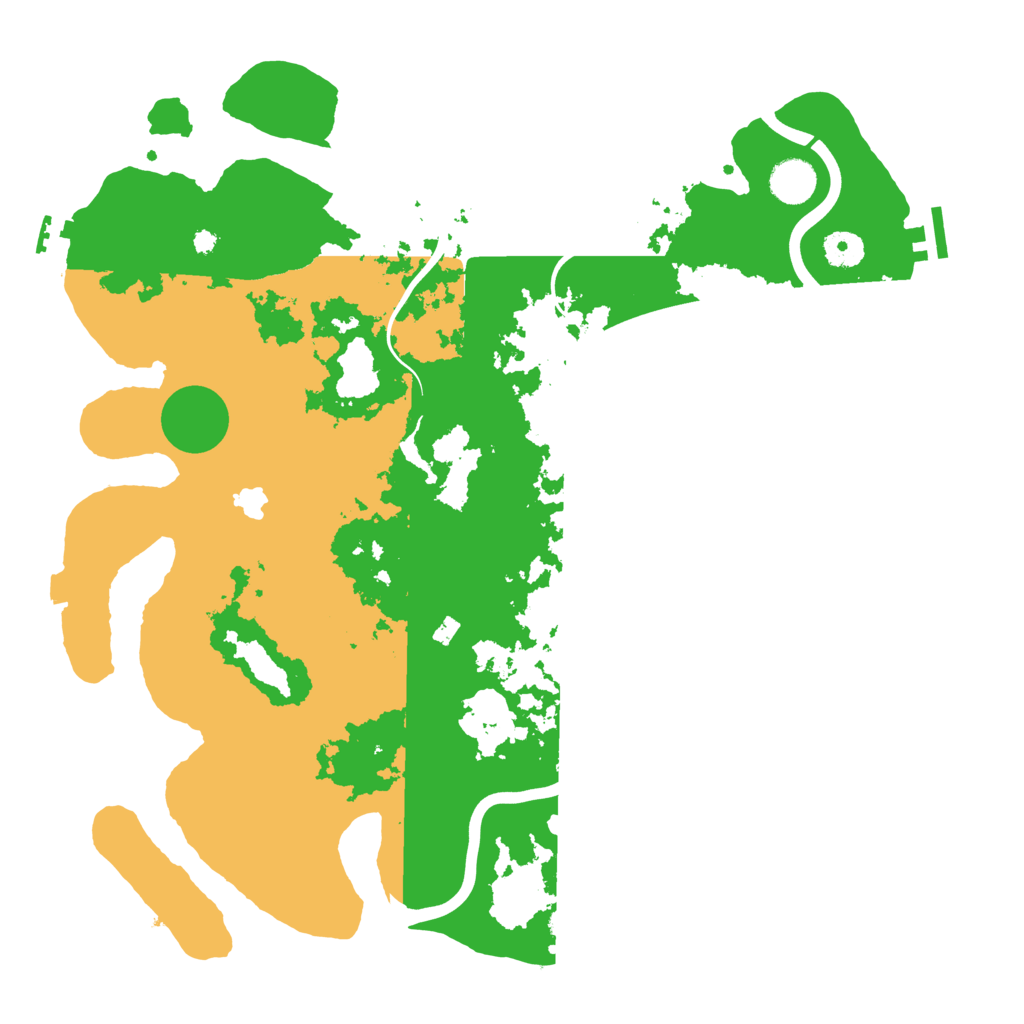 Biome Rust Map: Procedural Map, Size: 4000, Seed: 840072