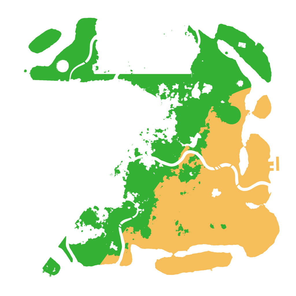 Biome Rust Map: Procedural Map, Size: 4250, Seed: 2027485177