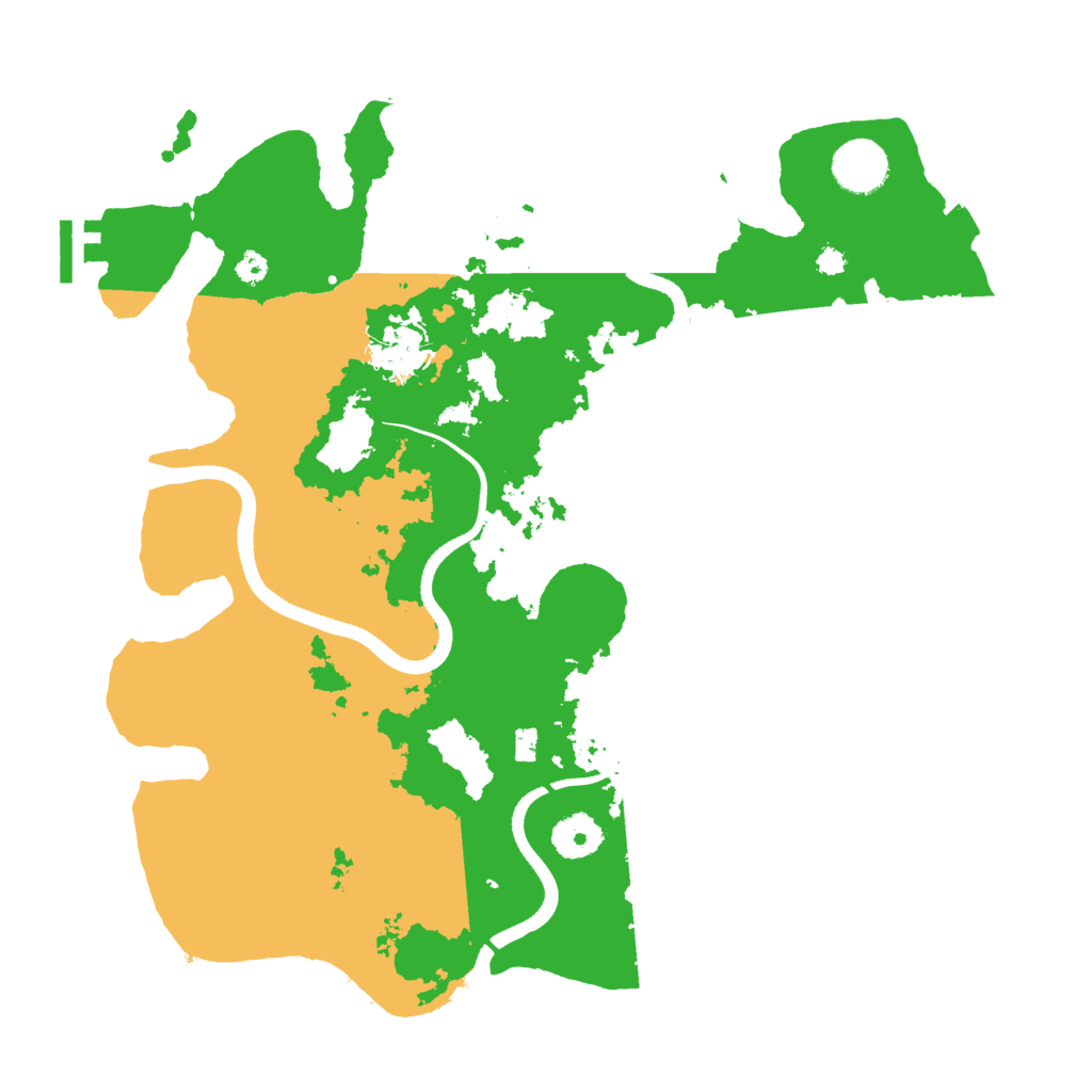 Biome Rust Map: Procedural Map, Size: 3500, Seed: 5089813