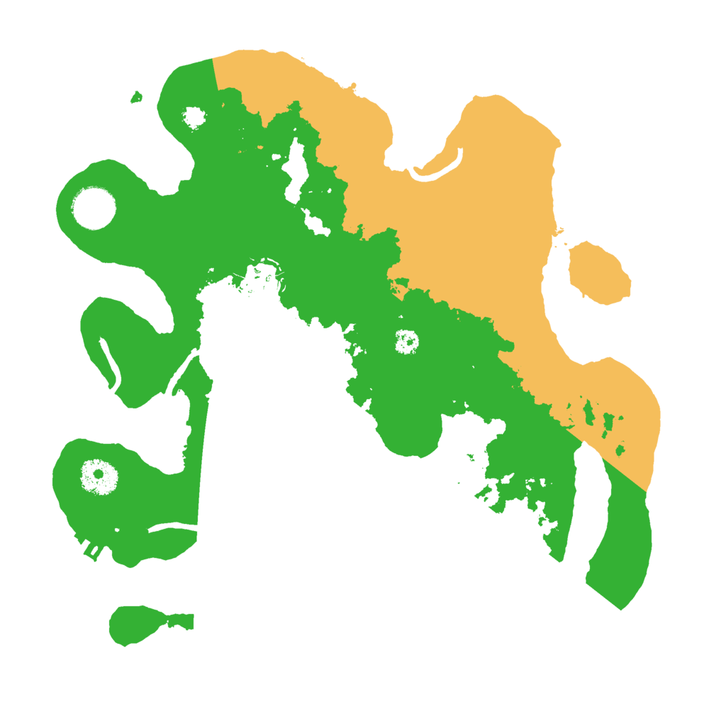 Biome Rust Map: Procedural Map, Size: 3000, Seed: 116053444