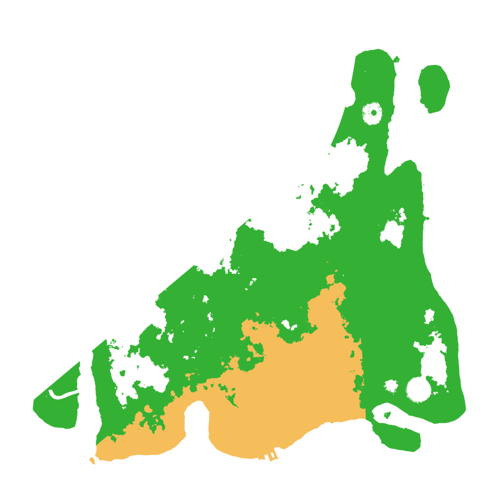 Biome Rust Map: Procedural Map, Size: 3550, Seed: 299785