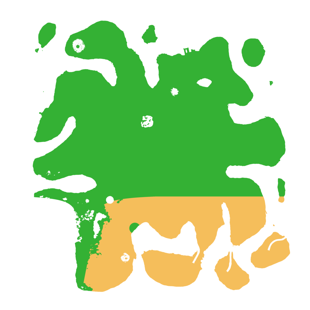 Biome Rust Map: Procedural Map, Size: 3700, Seed: 4640050