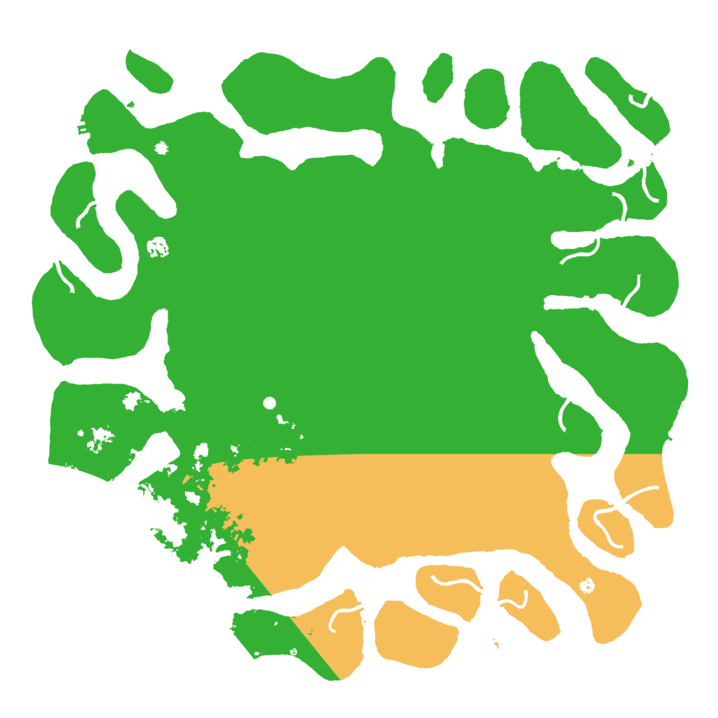 Biome Rust Map: Procedural Map, Size: 5000, Seed: 118999