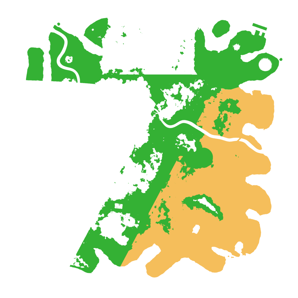 Biome Rust Map: Procedural Map, Size: 4050, Seed: 1705884142