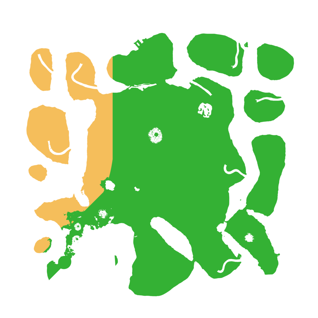 Biome Rust Map: Procedural Map, Size: 3300, Seed: 666