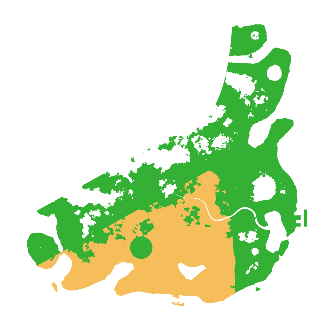 Biome Rust Map: Procedural Map, Size: 3800, Seed: 323