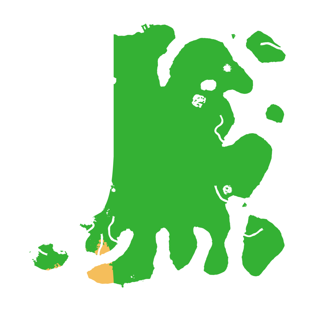 Biome Rust Map: Procedural Map, Size: 3550, Seed: 949828