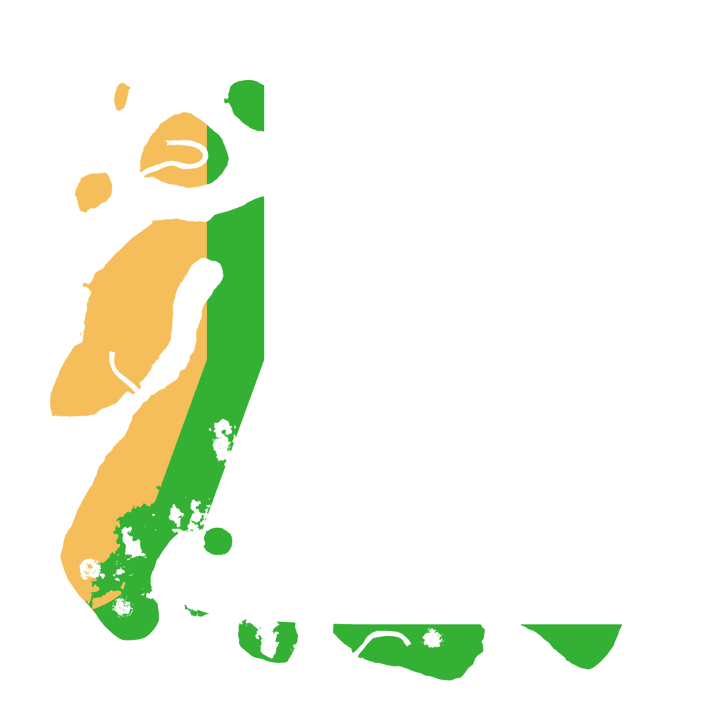Biome Rust Map: Procedural Map, Size: 3500, Seed: 3500375